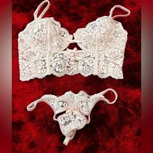 For Love and Lemons Corset and panty set